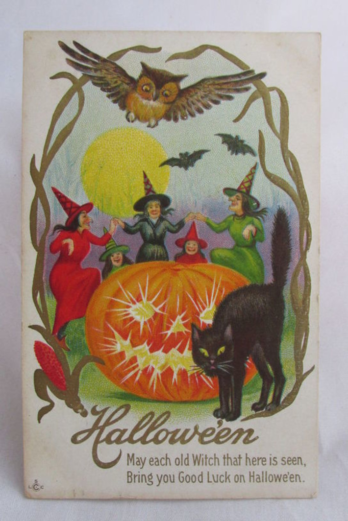 Antique & Vintage Halloween Postcards | Antiques & Vintage Collectibles | Scoop.it