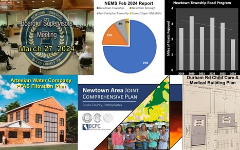 Summary of 27 March 2024 #NewtownPA Supervisors Meeting | Newtown News of Interest | Scoop.it