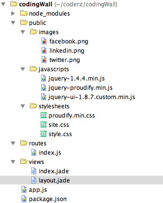 Building a Node.js + Express.js + Jade CoderWall + Geekl.st Portfolio (cont&hellip;) | Nodejs-code | Scoop.it