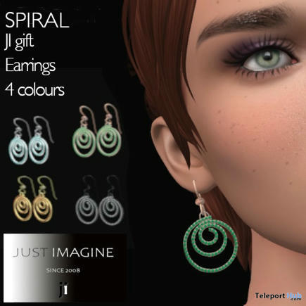Spiral of Pearl Earrings June 2024 Group Gift by Just Imagine | Teleport Hub - Second Life Freebies | Second Life Freebies | Scoop.it