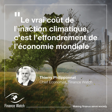 Interview – « Le vrai coût de l’inaction climatique, c’est l’effondrement de l’économie mondiale »  | Revue de presse économique du Sud Touraine | Scoop.it