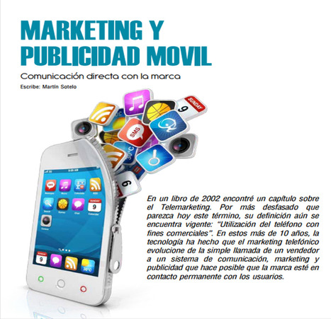 Marketing y publicidad móvil . Comunicación directa con la marca / Martín Sotelo | Comunicación en la era digital | Scoop.it