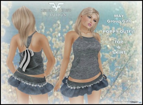 Poppy Outfit Top & Skirt May 2016 Group Gift by FA CREATIONS | Teleport Hub - Second Life Freebies | Teleport Hub | Scoop.it