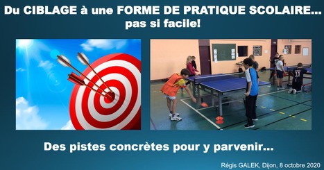 Du ciblage &agrave; une Forme de pratique scolaire - Education physique et sportive | Veille &eacute;ducative et p&eacute;dagogique - Mongazon | Scoop.it