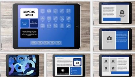  iPad interactive template for Google Slides or PowerPoint free from Slides Mania  | information analyst | Scoop.it