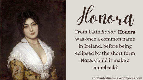 Honora – | Name News | Scoop.it