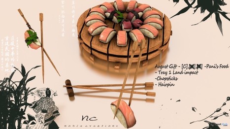Pani's Food & Hair Pin August 2015 Group Gift by Noble Creations | Teleport Hub - Second Life Freebies | Teleport Hub | Scoop.it