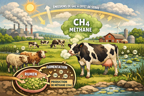 Vers une meilleure estimation de la contribution du m&eacute;thane venant de l&rsquo;&eacute;levage au r&eacute;chauffement climatique - Viandes et produits carn&eacute;s | Pour innover en agriculture | Scoop.it