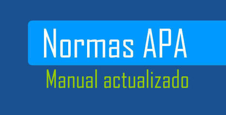 Uso de Normas APA versión 2015 | TIC-TAC_aal66 | Scoop.it