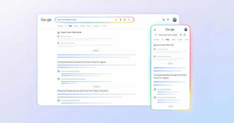 Comment Google va réorganiser les SERP avec l’IA et Web Guide | Site web et référencement | Scoop.it