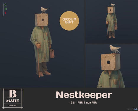 Nestkeeper August 2026 Group Gift by B-Made | Teleport Hub - Second Life Freebies | Second Life Freebies | Scoop.it