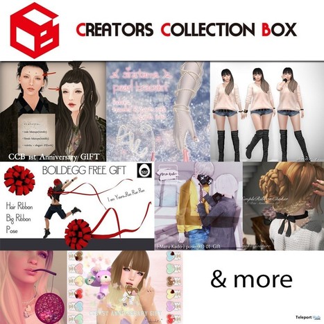 Several Gifts at Creators Collection Box 1st Anniversary by Various Designers | Teleport Hub - Second Life Freebies | Teleport Hub | Scoop.it