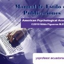 Manual de Estilo de Publicaciones APA 6 edicion (Descarga Gratuita) | Educación, TIC y ecología | Scoop.it