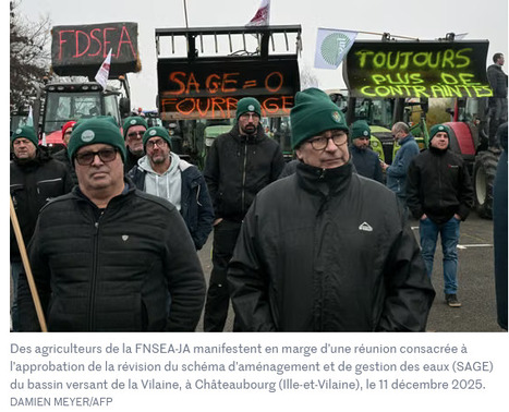 Adoption d&rsquo;un plan-cl&eacute; de gestion de l&rsquo;eau sur un&nbsp;vaste territoire en Bretagne et Pays de&nbsp;la&nbsp;Loire, apr&egrave;s quatre ans de conflit | Gestion de l'eau | Scoop.it
