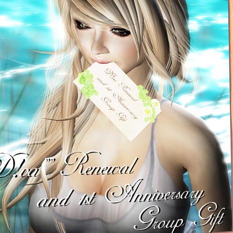 Female Hair 1st Anniversary Group Gift by D!va | Teleport Hub - Second Life Freebies | Second Life Freebies | Scoop.it