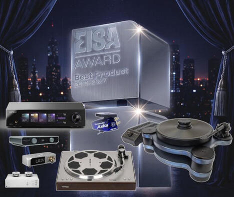 EISA Awards 2026-2027 : les meilleures sources Hifi de la saison, analogiques, vinyliques, num&eacute;riques ou en r&eacute;seau | ON-TopAudio | Scoop.it