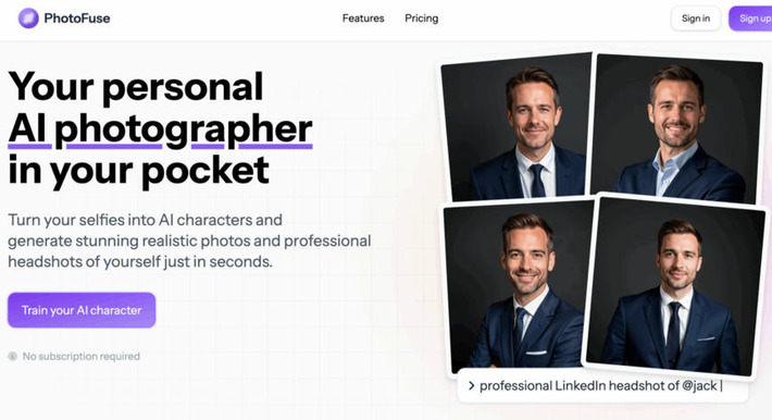 PhotoFuse AI : Transformez vos selfies en portraits professionnels grâce à l’IA – | TIC, TICE et IA mais... en français | Scoop.it