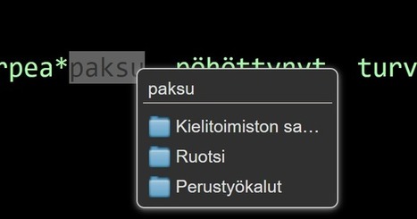 Tutki sanojen merkityksiä suuren synonyymilistan avulla | Oppitori - JAA somessa | 1Uutiset - Lukemisen tähden | Scoop.it