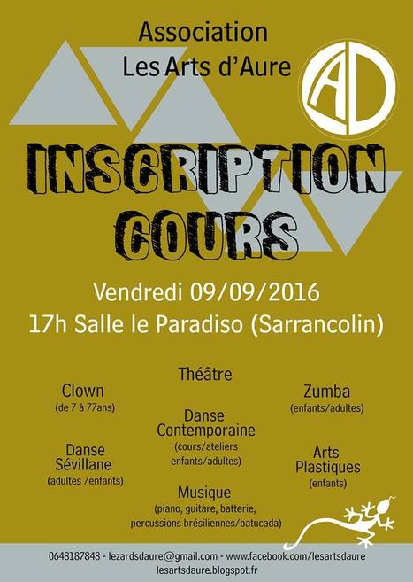 C'est la rentrée pour Les Arts d'Aure le 9 septembre | Vallées d'Aure & Louron - Pyrénées | Scoop.it