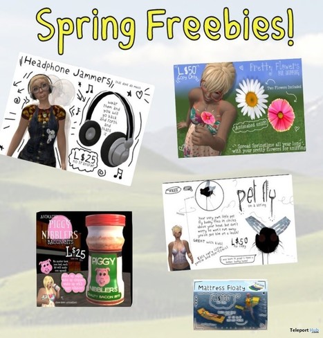Spring Freebies Fun Items by RC Cluster | Teleport Hub - Second Life Freebies | Teleport Hub | Scoop.it