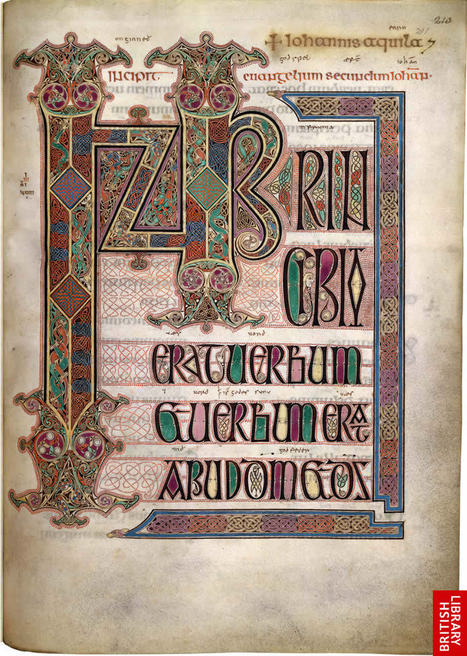  Lindisfarne Gospels -Manuscript- | Produits Beaux Arts-Livres et Manuels d'art-Documents- | Scoop.it