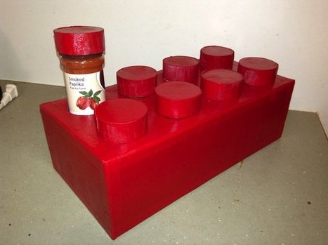 LEGO Brick Spice Rack: Brick Oven Cooking | All Geeks | Scoop.it
