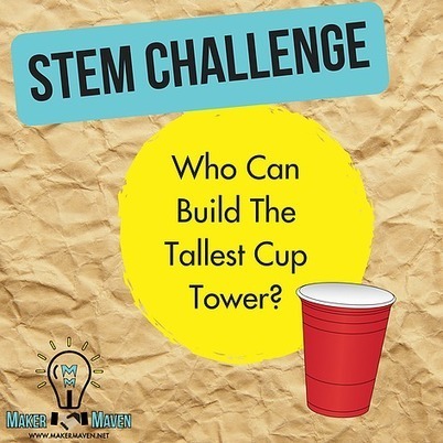 STEM Challenge - Who Can Build The Tallest Cup Tower? | Maker Maven | STEAM | Makerspace Resources | Makerspace Managed | Scoop.it