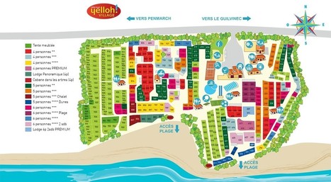 Camping Bretagne Plan Du Camping Village La