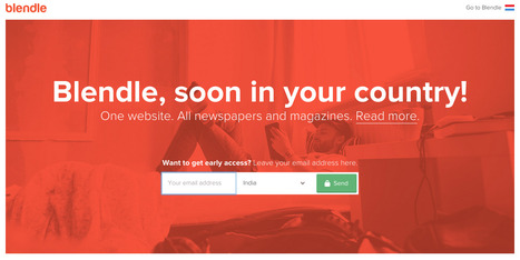 Le "kiosque en ligne" néerlandais Blendle arrive aux Etats-Unis | DocPresseESJ | Scoop.it