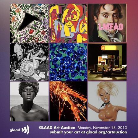 Photo of the Day / GLAAD Art Auction | PinkieB.com | LGBTQ+ Life | Scoop.it