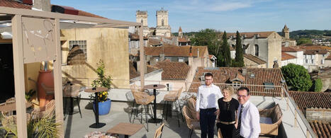 Le rooftop de l&rsquo;H&ocirc;tel de France s&rsquo;offre un avant-go&ucirc;t d&rsquo;&eacute;t&eacute; pour son inauguration &agrave; Auch | Professionnels du tourisme du Grand Auch C&oelig;ur de Gascogne | Scoop.it