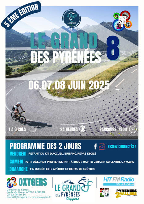 Du 6 au 8 juin, Oxygers vous propose le grand 8 des Pyrénées | Vallées d'Aure & Louron - Pyrénées | Scoop.it
