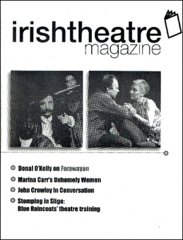 Irish Theatre Magazine suspends activity | The Irish Literary Times | Scoop.it