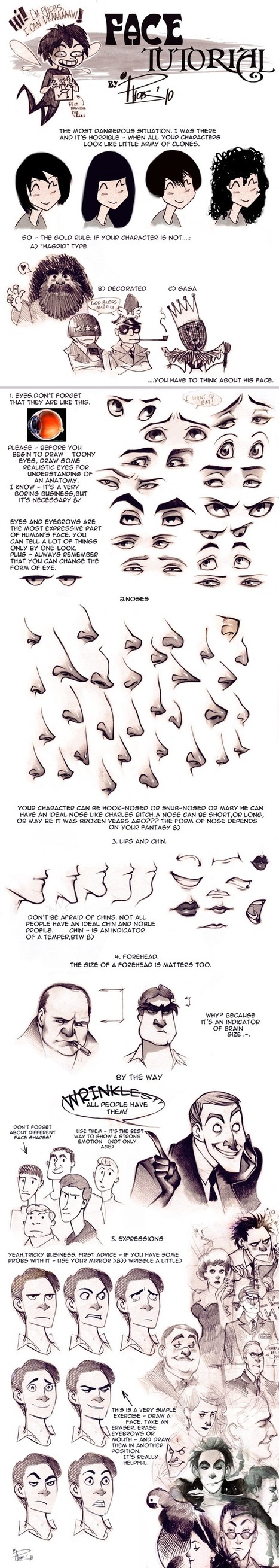 face tutorial | Drawing and Painting Tutorials | Scoop.it