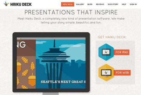 Haiku Deck: excelente herramienta para crear presentaciones | TIC & Educación | Scoop.it