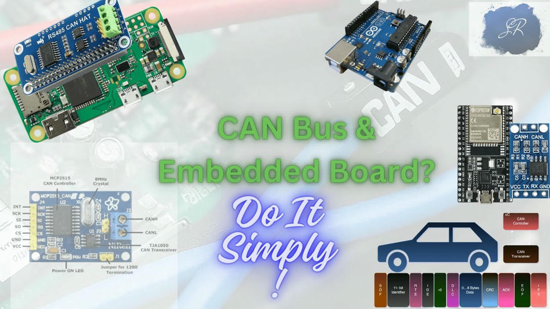 CAN Bus Tutorial Part1 #raspberrypi #arduino #e...