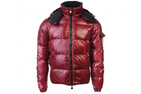 moncler wine red jacket