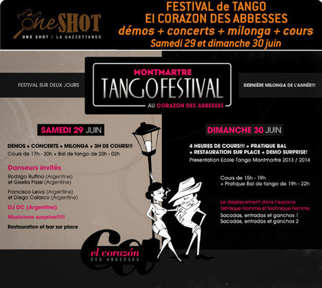 Festival de Tango en Monmartre | Mundo Tanguero | Scoop.it