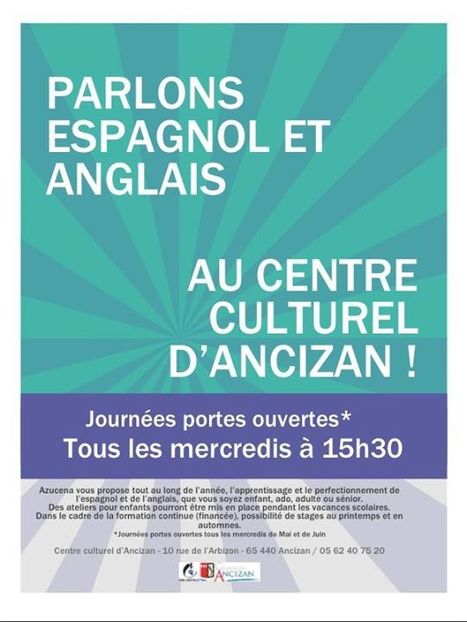 Portes ouvertes sur l'apprentissage des langues, à Ancizan, tous les mercredis | Vallées d'Aure & Louron - Pyrénées | Scoop.it