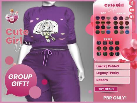 Cute Girl Outfit Fatpack November 2025 Group Gift by LOVE POTION | Teleport Hub - Second Life Freebies | Second Life Freebies | Scoop.it