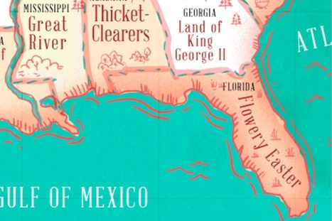 This Map Shows The Literal Meaning Of Every State Name | Fantastic Maps | Scoop.it