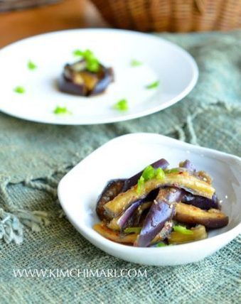 Steamed Eggplant Namul (가지나물 Gaji Namul) | The Asian Food Gazette. | Scoop.it