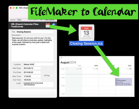 Export Calendar Files from FileMaker – the easy way! | Learning Claris FileMaker | Scoop.it