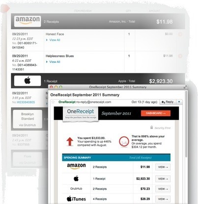 OneReceipt | One place for all of your receipts. | Social Media Power | Scoop.it