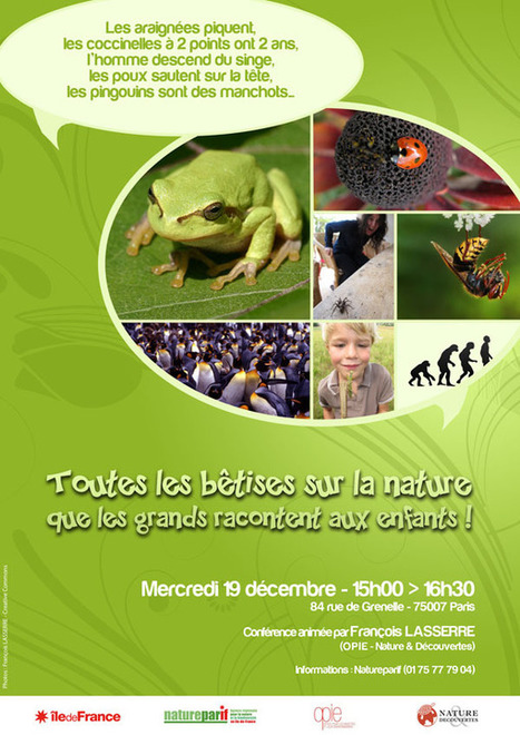 Toutes les bêtises sur la nature que les grands racontent aux enfants ! | Variétés entomologiques | Scoop.it