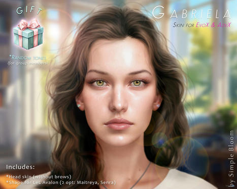 Gabriela Skin October 2023 Group Gift by Simple Bloom | Teleport Hub - Second Life Freebies | Second Life Freebies | Scoop.it