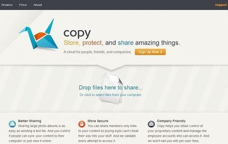 Copy regala gigabytes para almacenar, sincronizar y compartir archivos en la nube | Las TIC y la Educación | Scoop.it
