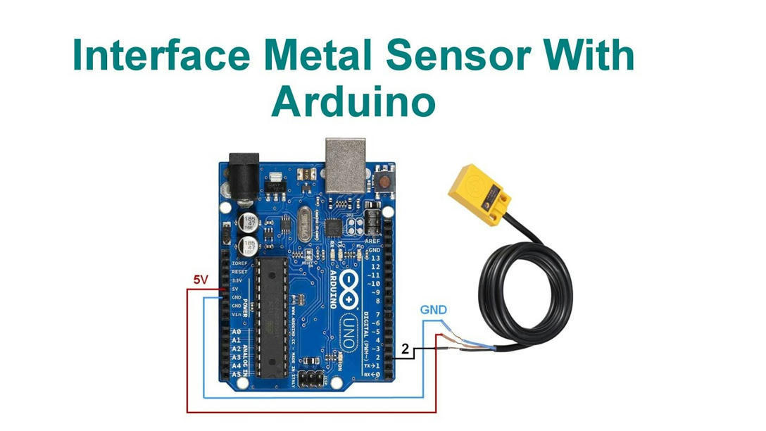 Interface Metal Sensor With Arduino with Code