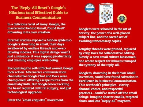 Google's Hilarious (and Effective) Guide to Business Communication | Teaching a Modern Business Communication Course | Scoop.it