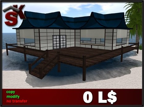 Japanese Beach House by SK | Teleport Hub | Teleport Hub | Scoop.it